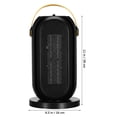thumbnail image 3 of Calentador de espacio calentador eléctrico para espacios calentador portátil calentador eléctrico para el hogar Oficina escritorio con enchufe estadounidense, 3 of 7
