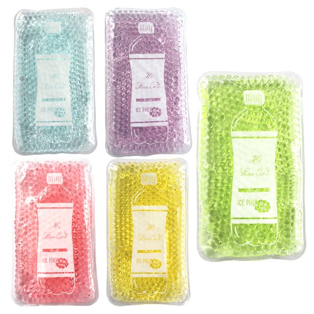 Paquetes de hielo HI FINE CARE para refrigeradores y loncheras (paquete de 5)