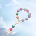 thumbnail image 3 of De Colgante De ángel s De Cristianismo Sunnimix Pulsera de cuentas de rosario, 3 of 6