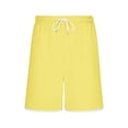 thumbnail image 6 of lcziwo Men's Gym Shorts Summer Holiday Elastic Waist Hiking Shorts with Pockets Beach Fishing Outdoor Drawstring Chino Shorts Yellow S, 6 of 8