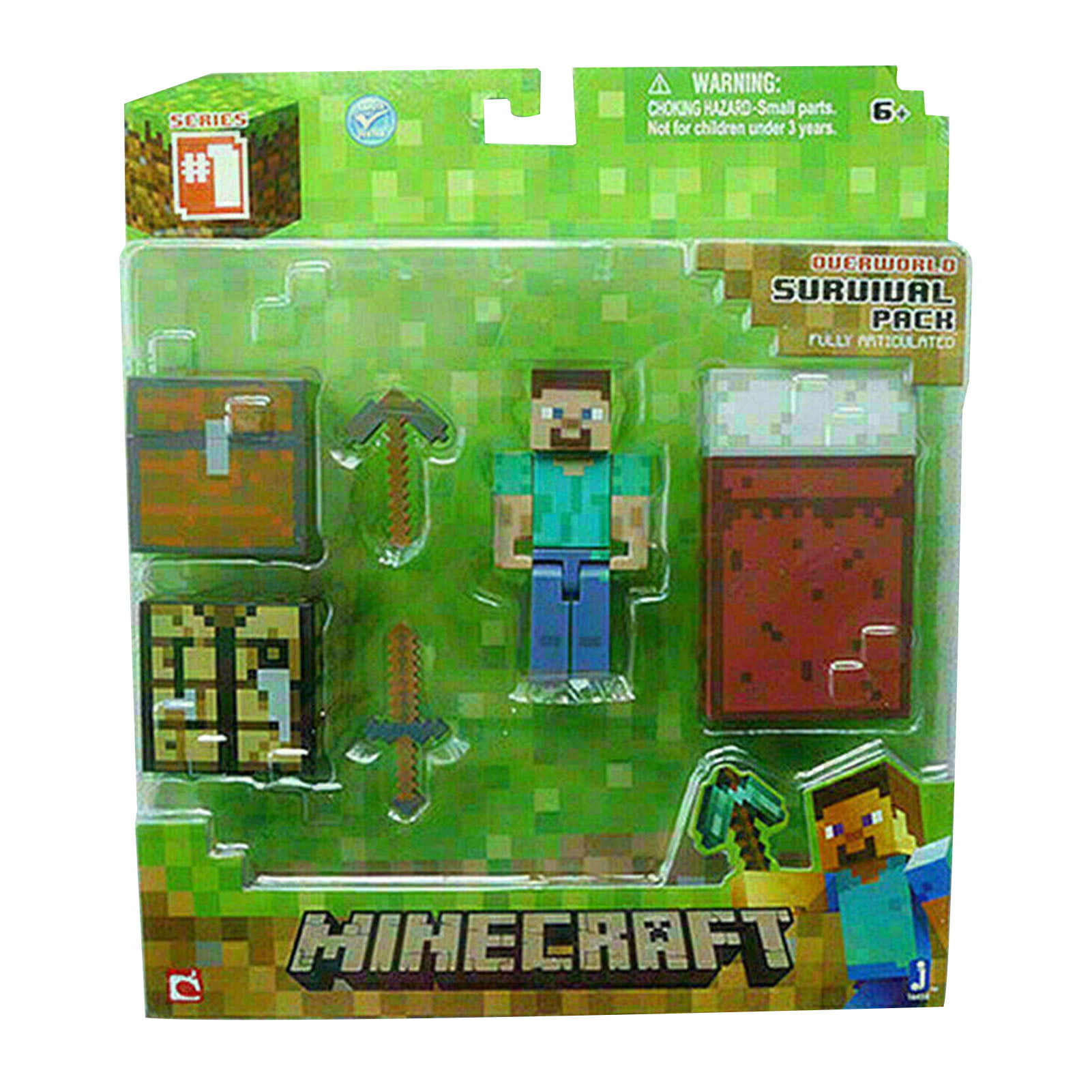 Minecraft Overworld 3-4"  Action Survival Pack Minifigure Collection toy gift DE 