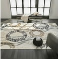 thumbnail image 3 of Rugs for Living Room 8x10 Cream Modern Rugs Runners Hallway Contemporary 5x7 2x8, 3 of 5