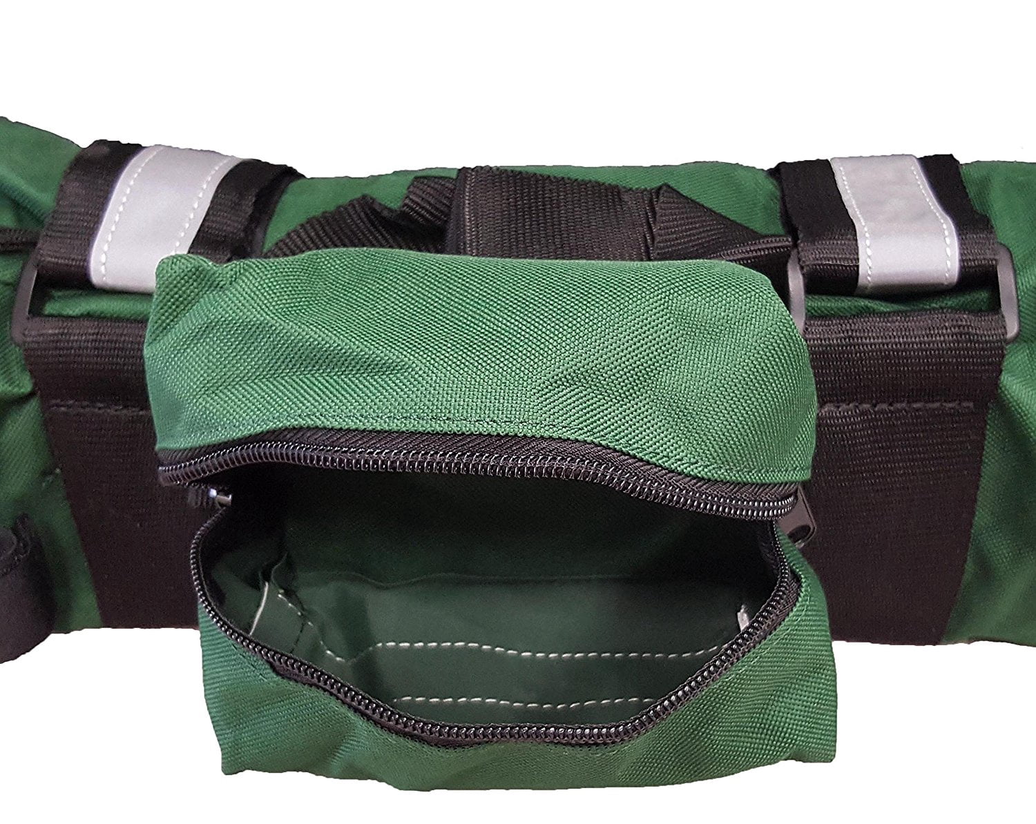 LINE2design Oxygen Sleeve Ems Medical Rescue Cylinder Bag with Side Pocket - Green, 1 Pack