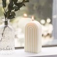 thumbnail image 2 of 3-Piece Rainbow Arch Silicone Mold Set - Geometric U-Shape Candle Making Mold for DIY Wax, Soap, Resin Crafts, Home Decor and Holiday Gifts, 2 of 10