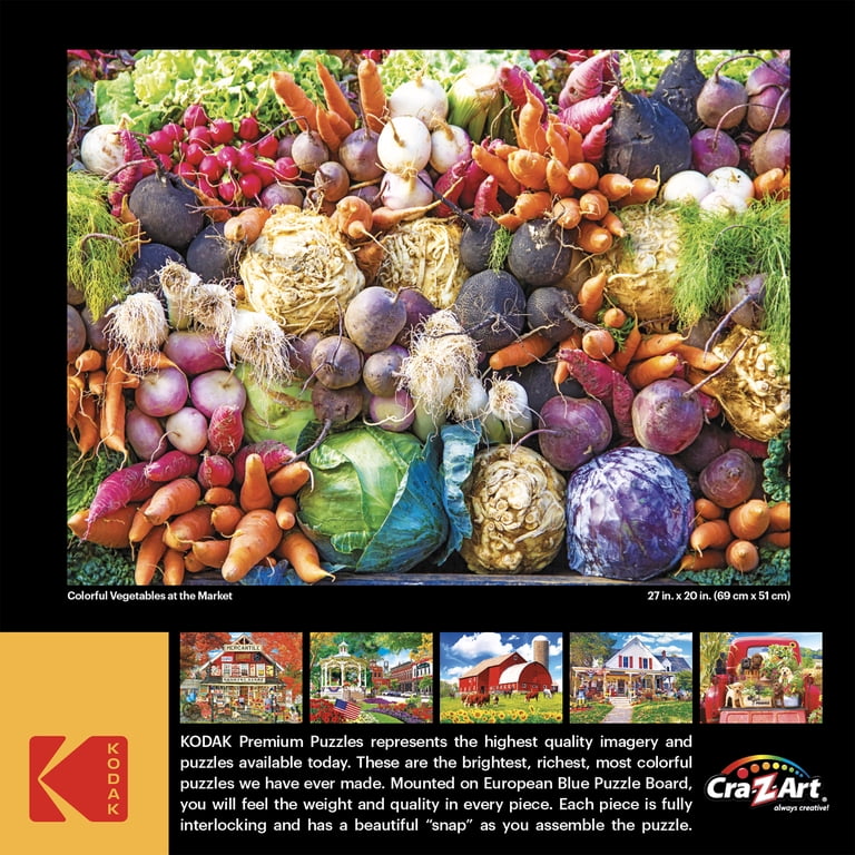 Cra-Z-Art Kodak 1000-Piece Colorful Vegetables Jigsaw Puzzle
