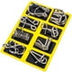 thumbnail image 2 of 8 Pcs Metal Wire Puzzle Toy Brain Teaser Game Mind Test Ring Kids Gift, 2 of 9