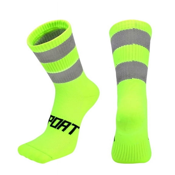 Socks Men Cycling Socks Reflective Novelty Reflective Socks Cycling Night Cycling Reflective Sport Socks