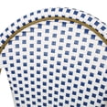 thumbnail image 2 of Christopher Knight Home Elize Outdoor French Cafe Chairs (Set of 4) by  Blue + White + Bamboo Print Finish, 2 of 4
