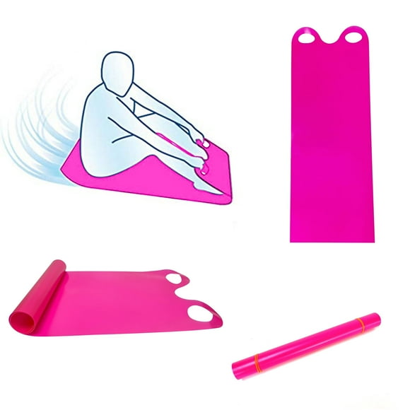 Snow Slider Mat, Flexible Snow Sled Flying Carpet, Roll up Sleds for Kids and Adults Lightweight Plastic Snowboard Sled