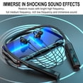 thumbnail image 3 of Bluetooth Headphones Wireless Earbuds 80hrs Playtime Wireless Charging Case Digital Display Sports Ear Buds with Earhook Deep Bass IPX7 Waterproof Over-Ear Earphones for TV Phone Laptop(Black), 3 of 4