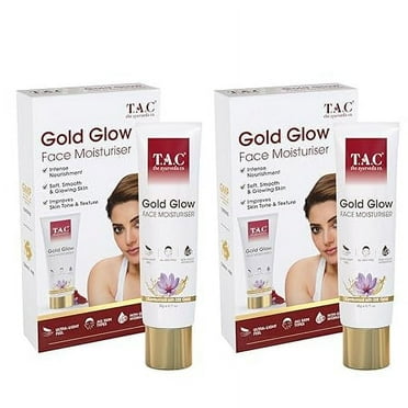 TAC - The Ayurveda Co. Kumkumadi Face Moisturizer - Hydrating Cream for Dry, Oily & Acne-Prone Skin 20ml (pack of 2)