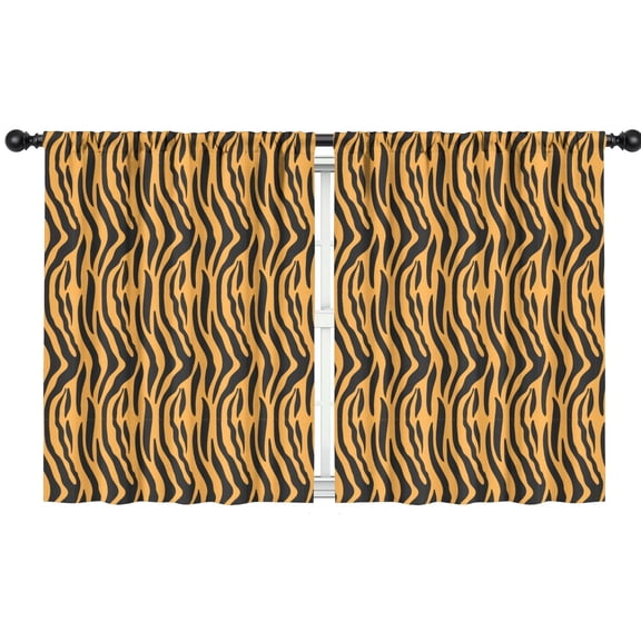 Leopard Print 42x54in(106x137cm) Curtains 2 Panels for Kids Bedroom, Window Drapes for Kids Boys Girls Bedroom Curtains Designed To Spark Joy and Creativity