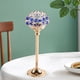 thumbnail image 3 of Candelabro de lujo, candelabro de cristal para velas de pilar, ideal como centro de mesa. 8cmx8cmx26cm, 3 of 8