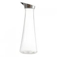 thumbnail image 1 of Botella de jugo transparente de acrílico de 1,4 l, jarra de agua con tapa, 1 of 9