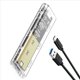 thumbnail image 5 of 2X Carcasa M2 SSD Carcasa M.2 NVME SSD Caja Portátil USB3.1 Type-C SSD Caja de Disco Duro Transparente 5Gbps para PC, 5 of 6