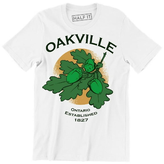 Oakville Ontario Established 1827 Nice oak Leaf And seeds Mens T-Shirt