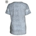 thumbnail image 4 of Luxtrada Summer Women Tee Shirts Gradient Print Tops Women Ladies Short Sleeve Loose Casual T-shirt Round Neck Tunic Tops (Gray,XL), 4 of 6