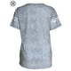 thumbnail image 4 of Luxtrada - Camisetas de verano para mujer, con estampado degradado, camisetas informales holgadas de manga corta y cuello redondo (gris, L), 4 of 6