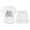 White, variant on CAIXIA Girls 2 Piece Outfits Size 8 Easter Holiday Printed Short Sleeve T-Shirt and Shorts Pajama Set for Kids,2-3 Years