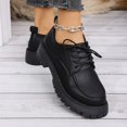 thumbnail image 5 of Hinvhai Women's Platform Chunky Heels Lace Up Pumps Shoes Black 7(39), 5 of 9