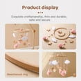 thumbnail image 6 of Baby Wooden Bed Bell Sheep Starry Moon Mobile Hanging Rattles Toys Hanger Crib Mobile Bed Bell Toys Holder Arm Bracket Kid Gifts, 6 of 7