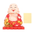 thumbnail image 2 of Estatuilla De Buda Solar, Estatua De Buda ABS Con Energía Solar Para Sacudir La Mano, Para Decoración De Escritorio De Coche, Oficina En Casa, 2 of 7