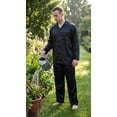 thumbnail image 2 of Up2date Fashion Pajamas Set Mens Silky Satin Pajamas Long Sleeve Loungewear 2-Piece Sleepwear Button-Down PJ with Long Pants, 2 of 4