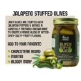 thumbnail image 3 of Green Jay Gourmet Jalapeno Stuffed Olives  Stuffed Green Olives for Cocktail Garnish & Cheese Board Recipes  Dirty Martini Olives & Cocktail Olives  Gourmet Olives  All Natural  Large  16 Ounces, 3 of 3