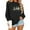 Z058-Black, variant on Women's Oversized Sweatshirt Christmas Crewneck Long Sleeve Casual Loose Pullover Tops
