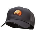 thumbnail image 2 of Desert Scenery Embroidered Solid Cotton Twill Mesh Prostyle Cap - Charcoal OSFM, 2 of 5