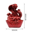 thumbnail image 3 of Giunmcul Online Shopping Snake Statue Small Wooden Chinese Feng Shui Snake Figurines 2025 Year Of The Snake Gift Snake Sculpture Home Office Tabletop Ornaments, 3 of 5