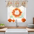 thumbnail image 3 of Farmhouse Daisy Tie Up Valance Curtains for Windows, Kitchen Curtains Window Treatments, Country Vintage Retro Floral Blossom Short Window Shades Valances for Bedroom Bathroom Cafe 42"x18", 3 of 8