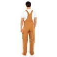 thumbnail image 5 of JuicyTrendz Men’s Duck Bib Overalls – Heavy Duty Relaxed-Fit Work Dungarees with Adjustable Straps Camel W38-L34, 5 of 8