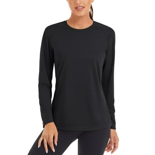 BALEAF Women's UPF 50+ Long Sleeve Golf Shirts Quick Dry Sun Protection  Tennis Shirts V-Neck Performance Shirt