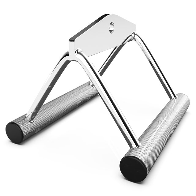 Synergee Double D Handle Cable Attachment – Home Gym Accessory for Cable Machine, Close Grip V Bar Grip for Weight Workout