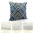 thumbnail image 4 of ARISTURING  Throw Pillow Covers, Geometric Diamonds Navy Decorative Throw Pillow Cases for Sofa,, 4 of 5
