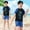 Blue, variant on Gzbliryd Swimming Suit Upf 50 Swim Shirt and Bathing Suit Two-Piece Rashguard Swim Set for Boys Two Piece Set (Blue,8-10 Years)