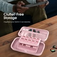 thumbnail image 3 of FINTIE Case for Nintendo Switch 2 (2025), Shockproof Hard Shell Carrying Cover Portable Protective Travel Bag with 20 Game Card Slots & Inner Pocket, Rose Gold, 3 of 11