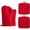 Red, variant on Heavy Duty 500°F Heat Resistant Oven Mitts and Pot Holder Sets, 12" Long 100% Cotton 4-Piece Kitchen Set,Red