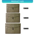 thumbnail image 5 of Portable Paper Tablet Bag for Travel Soft Sleeve Tablet PC Case Bag Laptop For Documents Electronics Accessories, 5 of 14