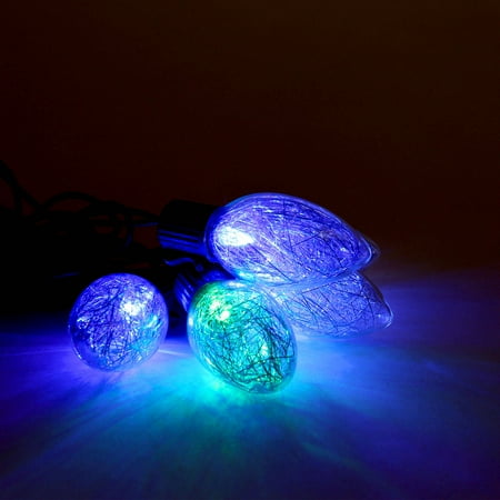 Tinsel Lead Design - Christmas Tinsel LED String Lights | Color Changing | Connectable | Plug-In