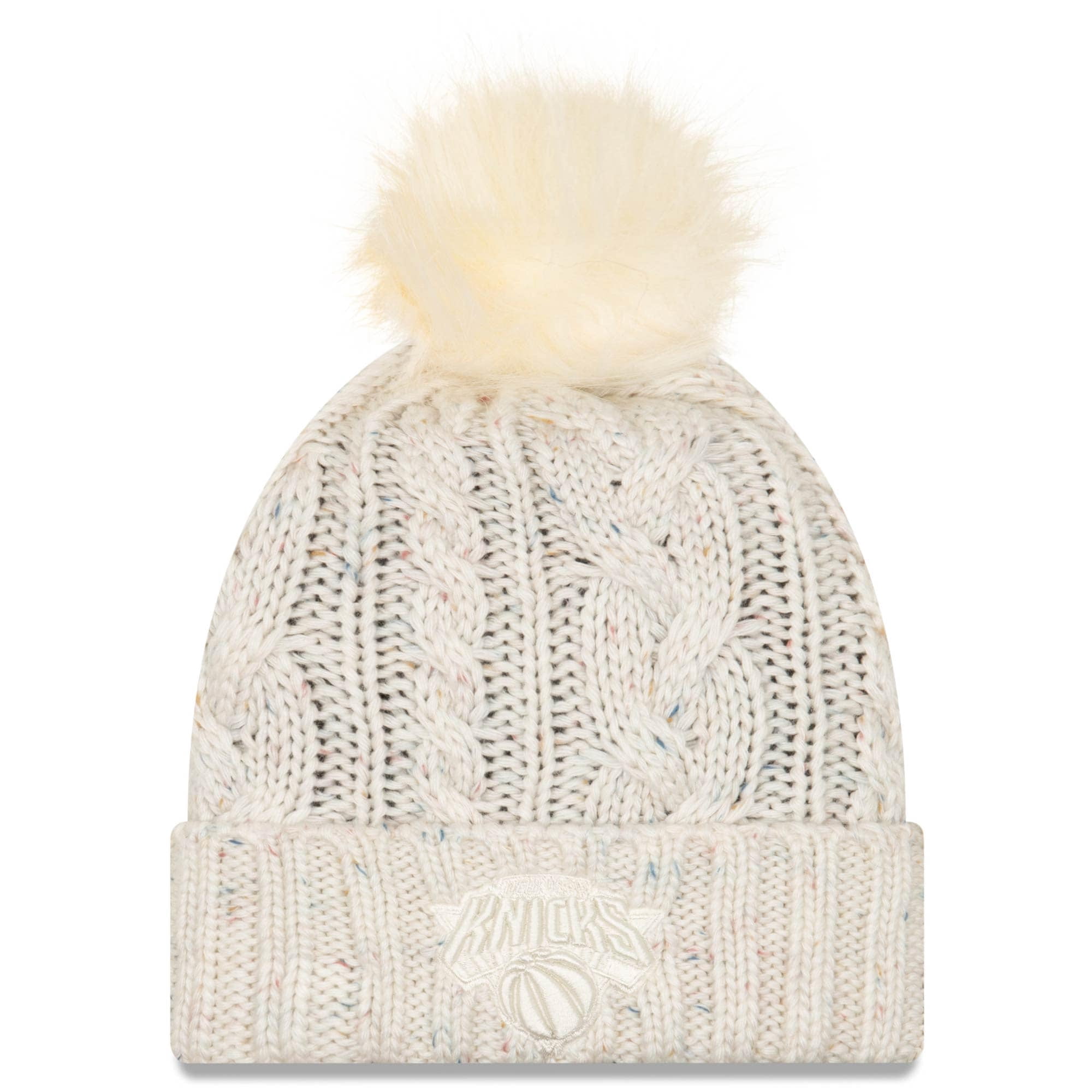 York Knicks Fuzzy Cuffed Knit Hat 