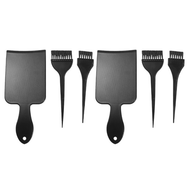 2 Set of 6Pcs Hairdressing Tools Set Hair Dye Tools Set Hair Coloring