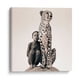 thumbnail image 1 of Cuadro decorativo Animales - Niña y Leopardo en canvas tamaño 30 x 30 cm Canvas Lab Canvas forma cuadrado tamaño 30 x 30, 1 of 2