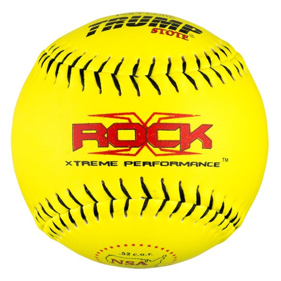 1 Dozen NSA 12" Softballs 52 COR 275 Compression 12 Balls (X-Rock-NSA-RP-Y)