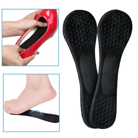 Lv. life 2 Pairs Silica Gel Shoes Insole, 3/4 Arch Support Shoes Insole Women 2-7.5 Shoes Size for Flat Feet Plantar (Best Gel Insoles For Flat Feet)