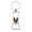 Black Tan German Shepherd Dog, variant on Household Kitchen Tools Keychains Metal Bottle Opener With Key Ring - Animal Pug Puppy Dog