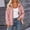 Pink plus size zip up hoodie a1, variant on Women Plus Size Fall Winter Long Sleeve Zip Up Hoodie Jackets Collared Warm Solid Casual Outwear Coats with Pockets Fashion Coat, Gray S