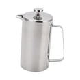 thumbnail image 1 of Cafetera a presión francesa de acero inoxidable, fácil de usar, tetera de café a prueba de herrumbre, cafetera para acampar al aire libre, cocina o Medio, 1 of 8