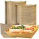 thumbnail image 1 of Bandejas de comida MotBach, papel kraft, 3 libras, 100 unidades, desechables, 1 of 7